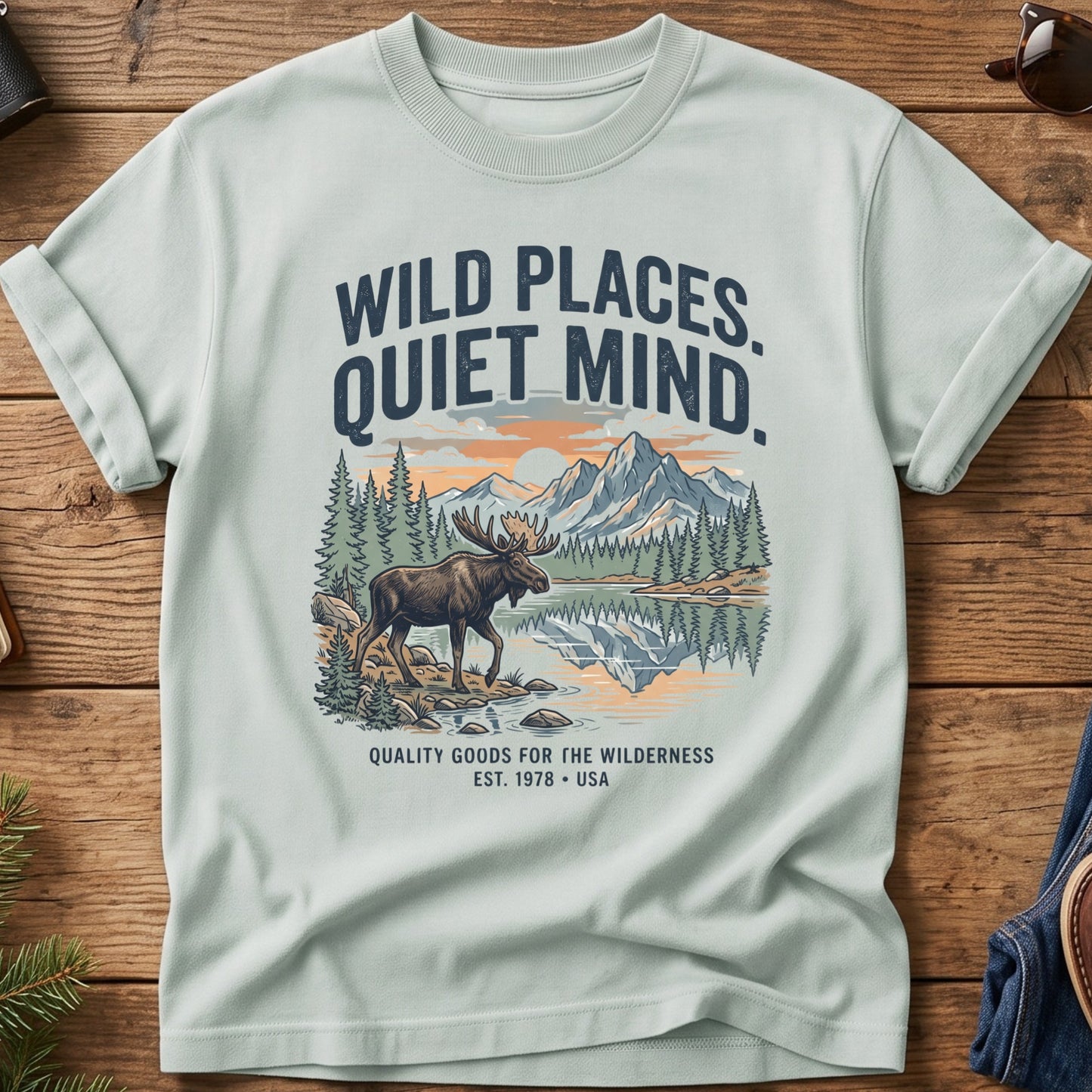 Wild Places. Quiet Mind Tee