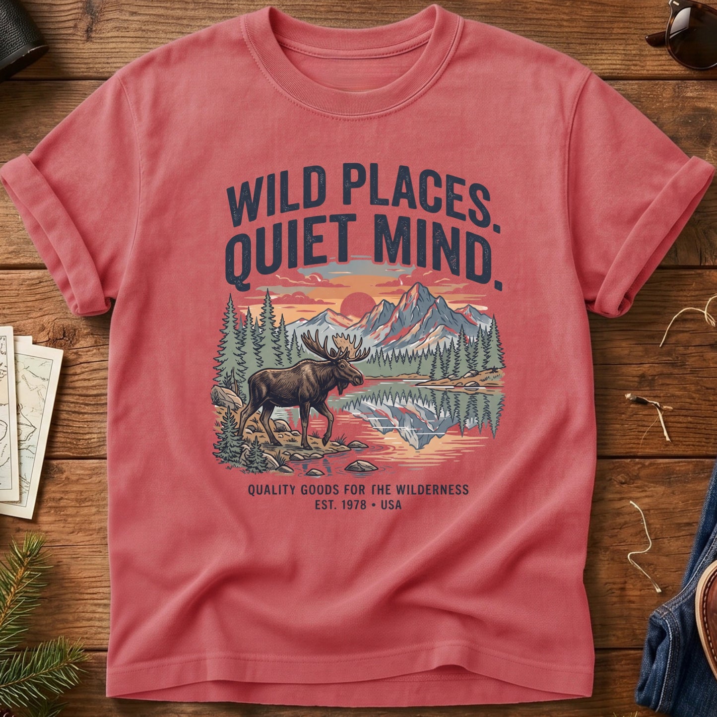 Wild Places. Quiet Mind Tee