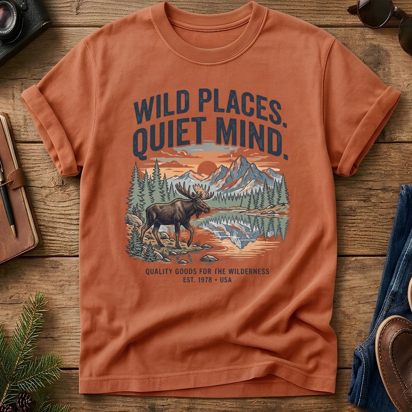 Wild Places. Quiet Mind Tee