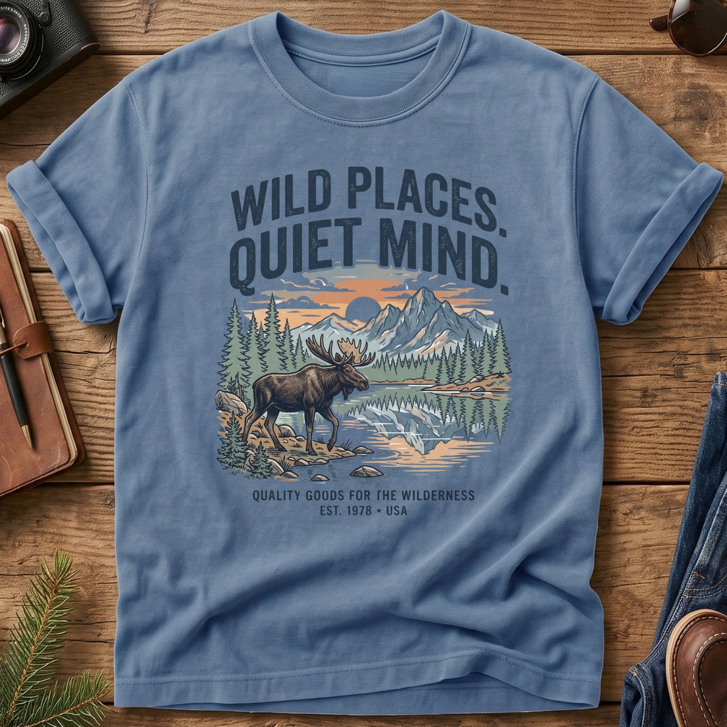 Wild Places. Quiet Mind Tee