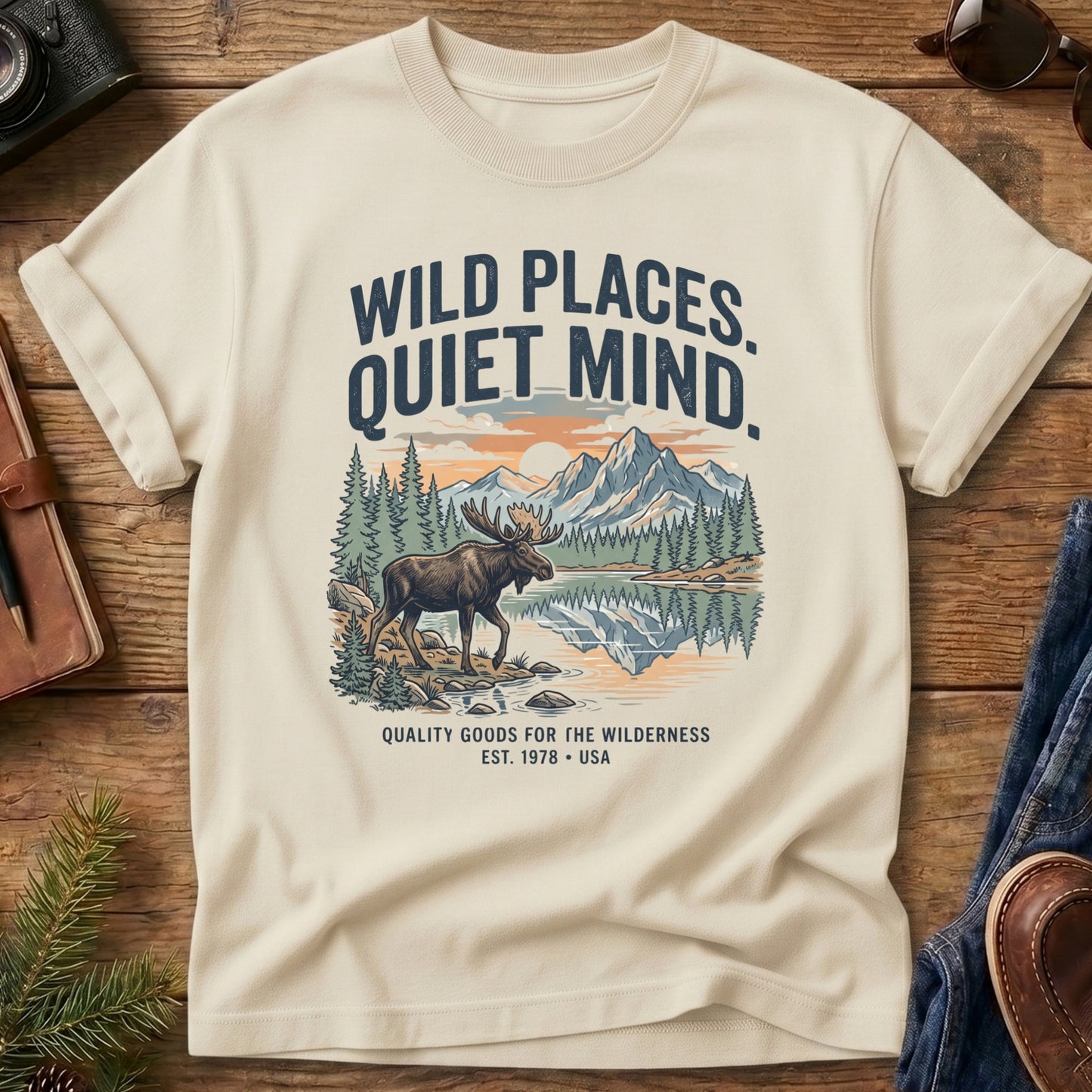 Wild Places. Quiet Mind Tee