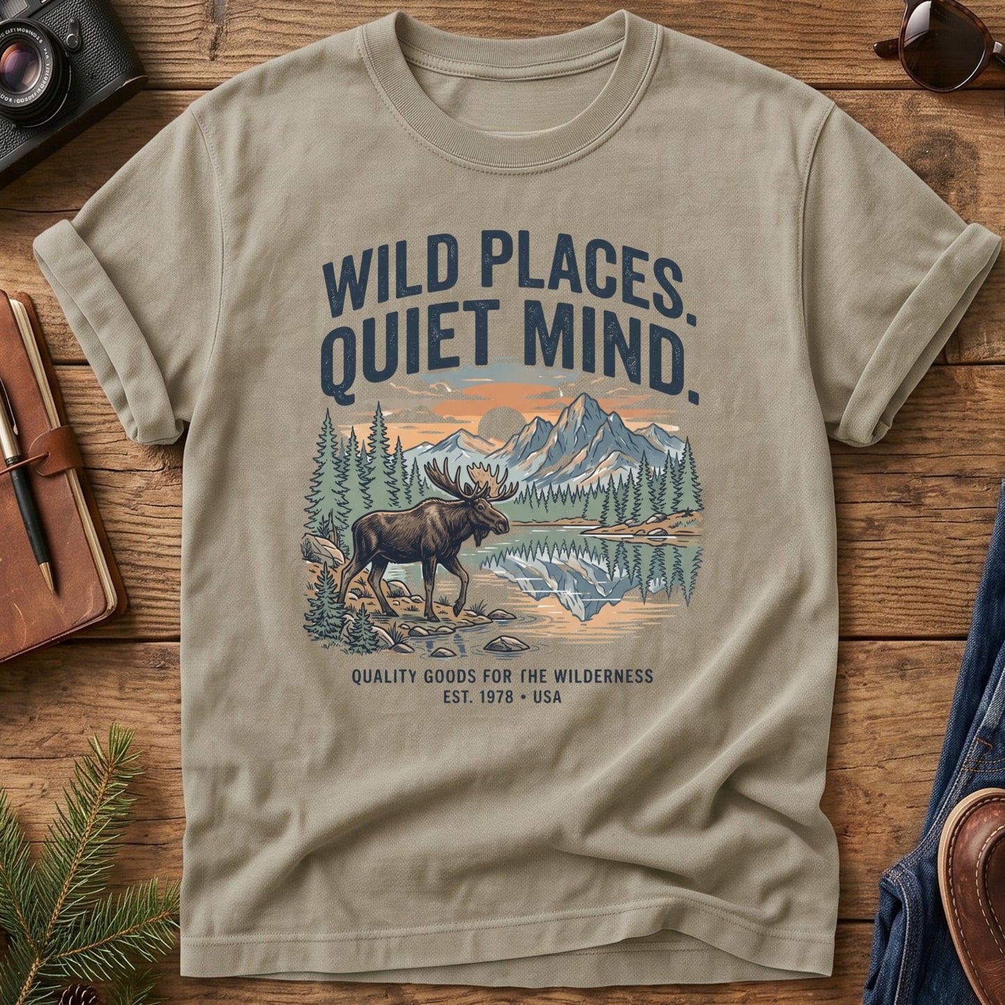 Wild Places. Quiet Mind Tee