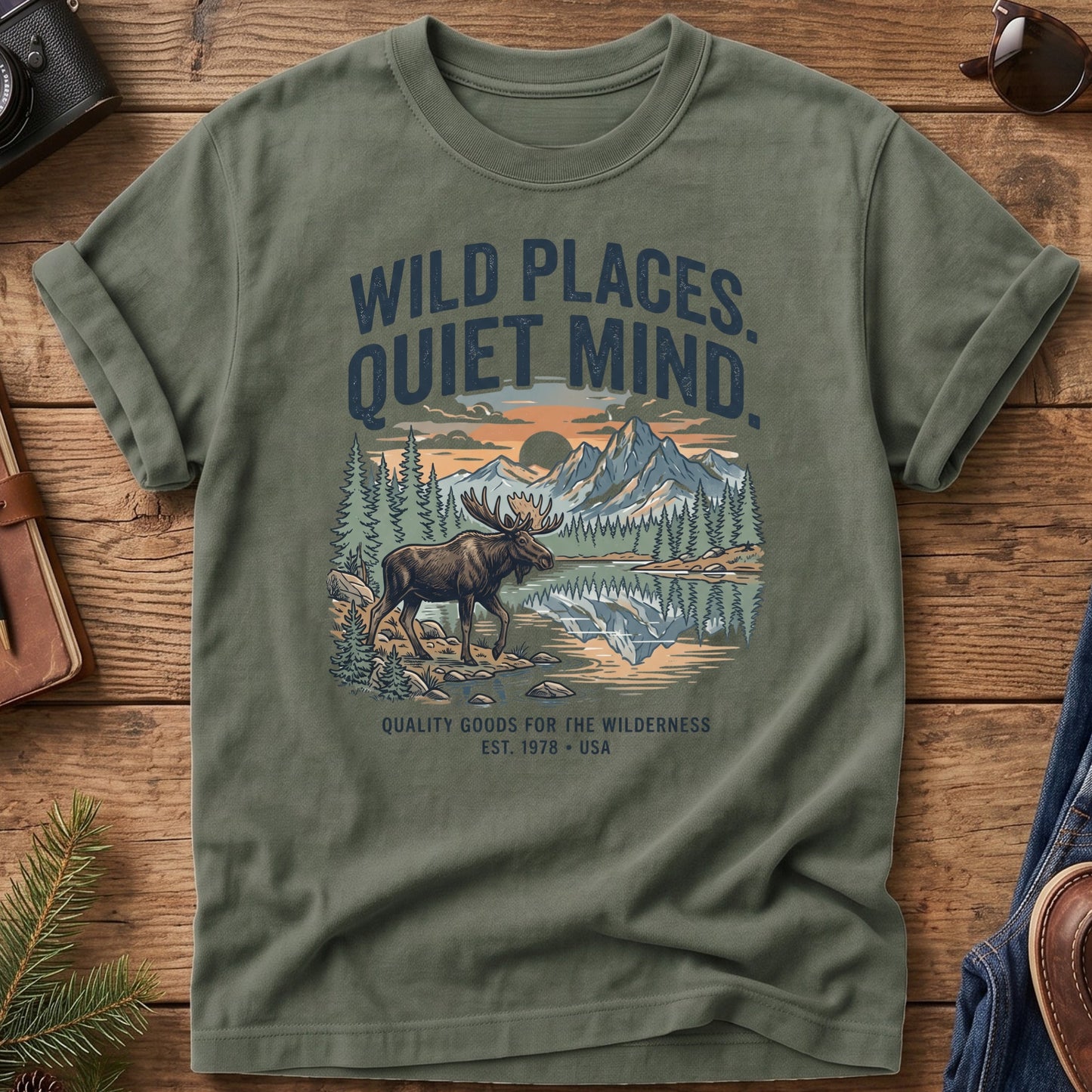 Wild Places. Quiet Mind Tee