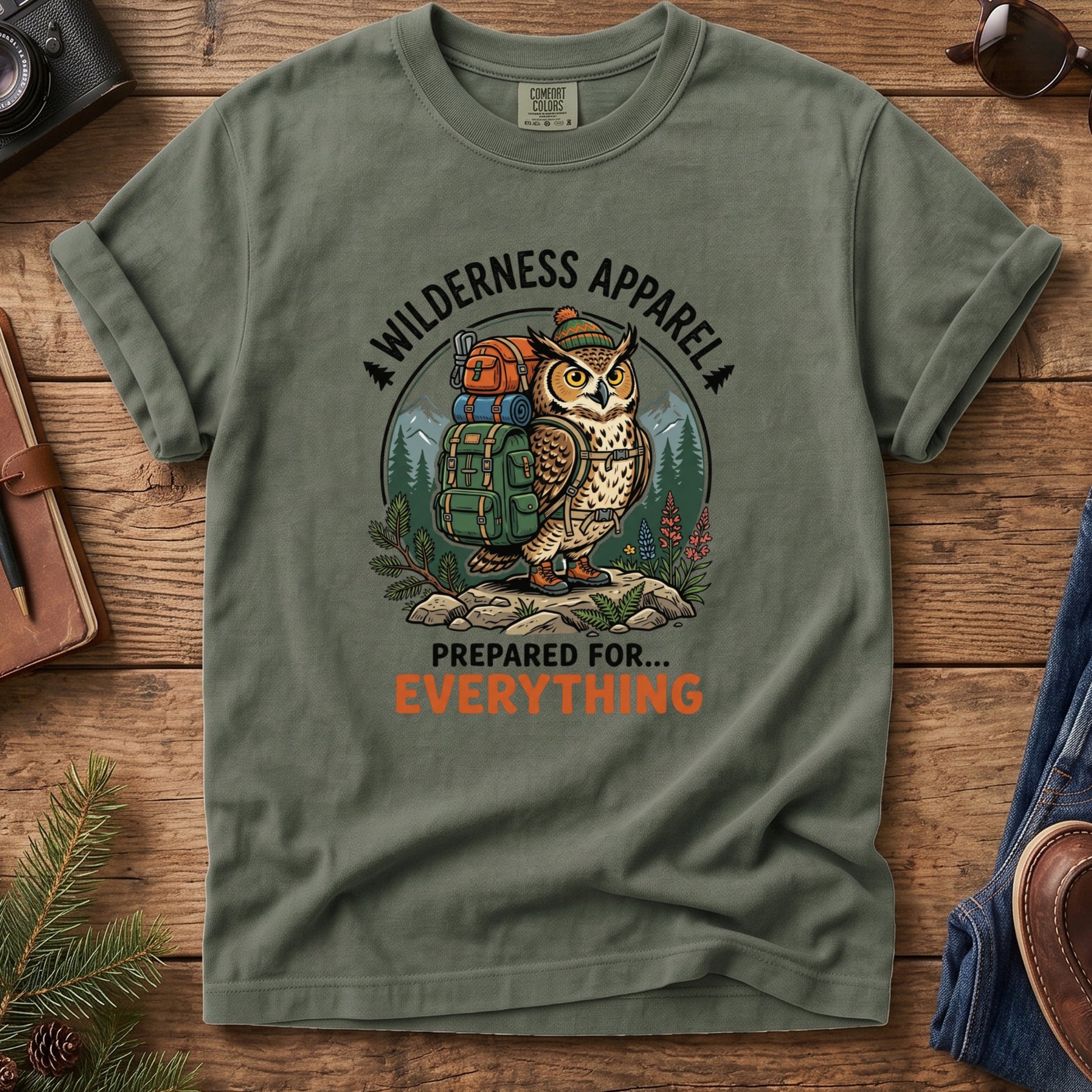 Prepared for Everything Tee – additional angle showing prepared for everything print