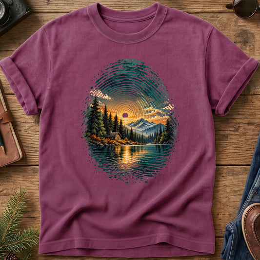 Wilderness Fingerprint Tee – Wilderness Apparel graphic t-shirt