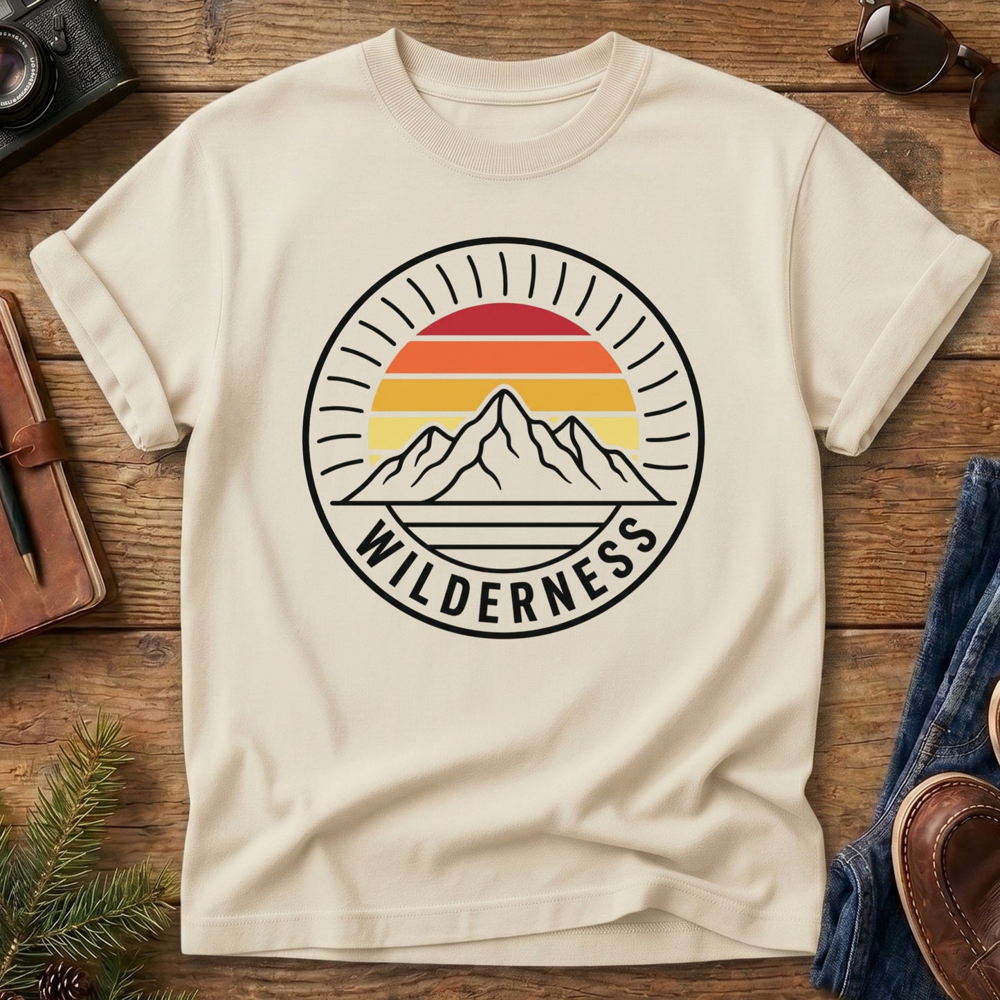 Wilderness Sunset Mountain Tee