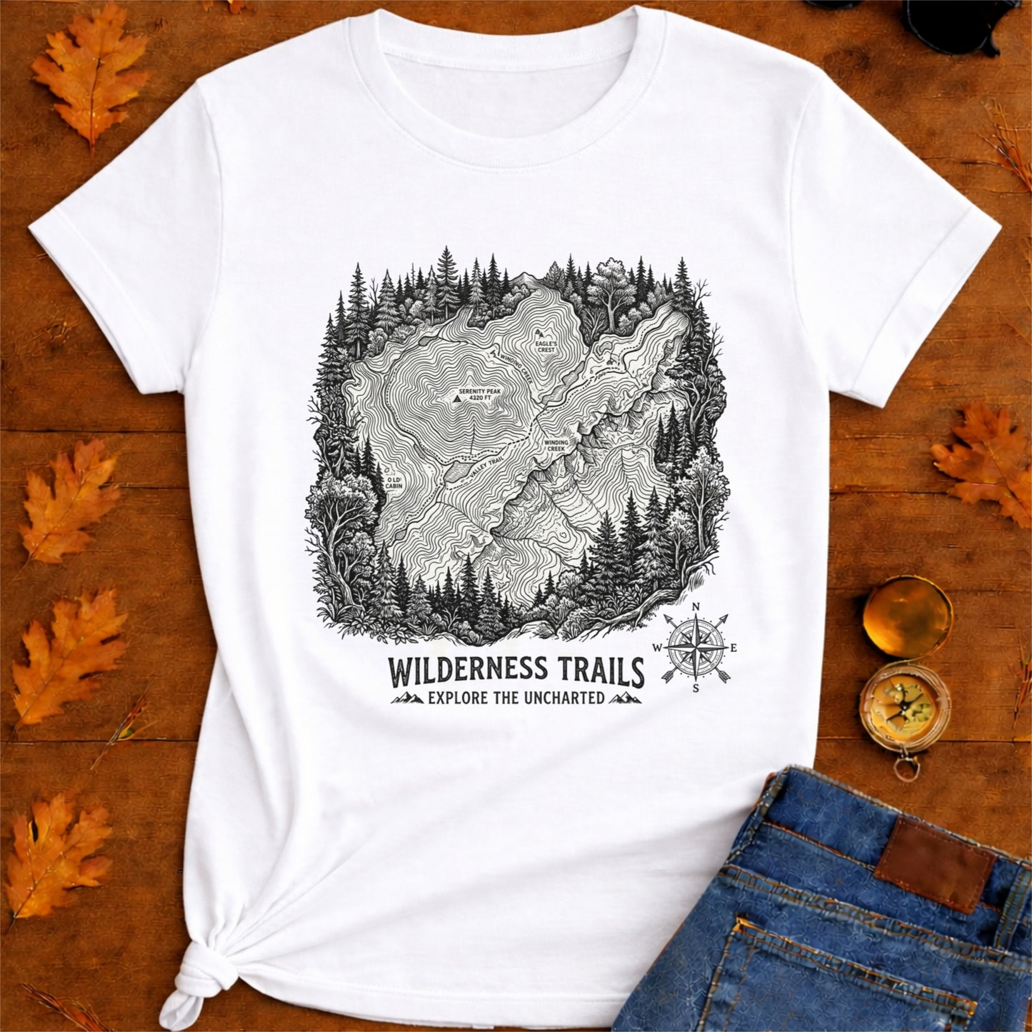 Wilderness Trails T-Shirt — Outdoor Hiking Nature Tee