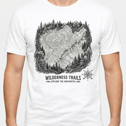 Wilderness Trails T-Shirt — Outdoor Hiking Nature Tee