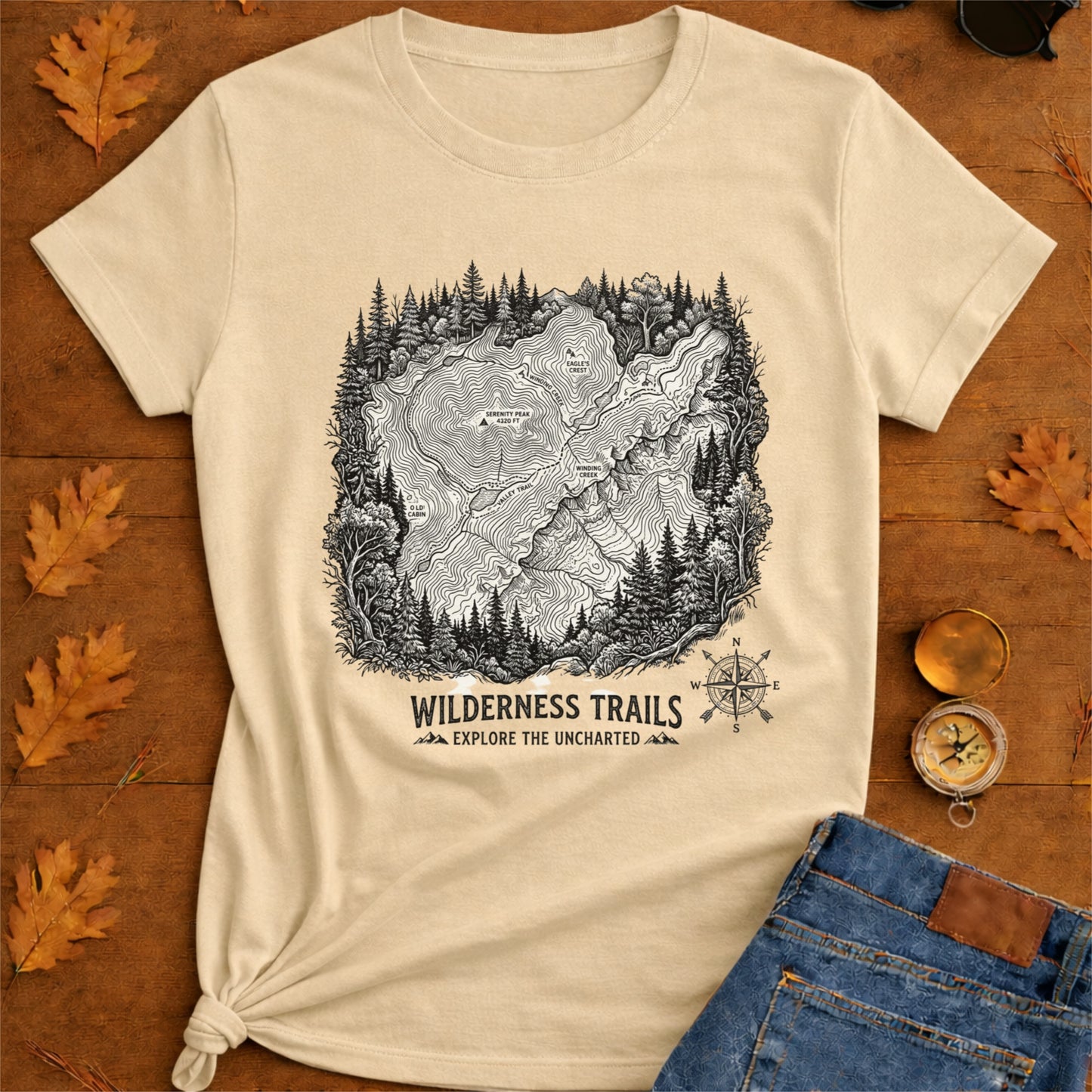Wilderness Trails T-Shirt — Outdoor Hiking Nature Tee