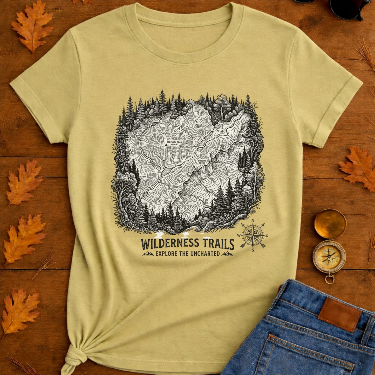 Wilderness Trails T-Shirt — Outdoor Hiking Nature Tee