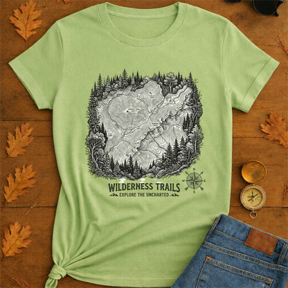 Wilderness Trails T-Shirt — Outdoor Hiking Nature Tee