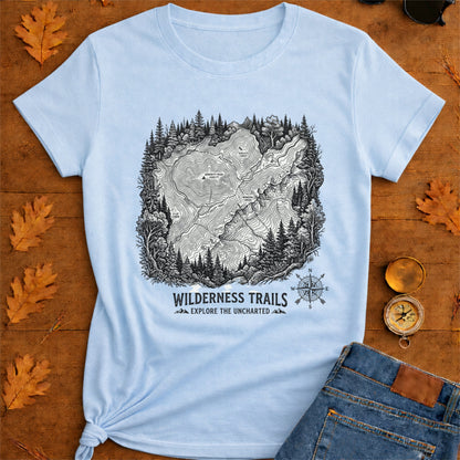 Wilderness Trails T-Shirt — Outdoor Hiking Nature Tee