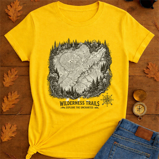 Wilderness Trails T-Shirt — Outdoor Hiking Nature Tee