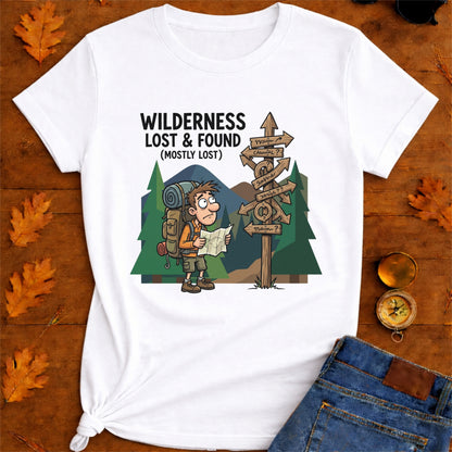 Wilderness lost and found T-Shirt — Outdoor Hiking