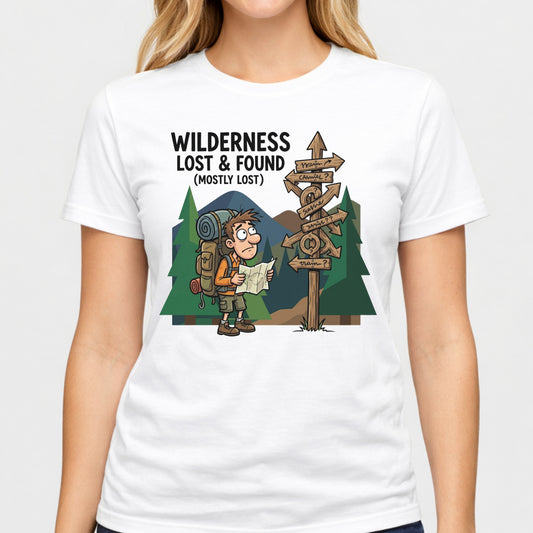 Wilderness lost and found T-Shirt — Outdoor Hiking