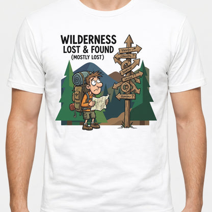 Wilderness lost and found T-Shirt — Outdoor Hiking