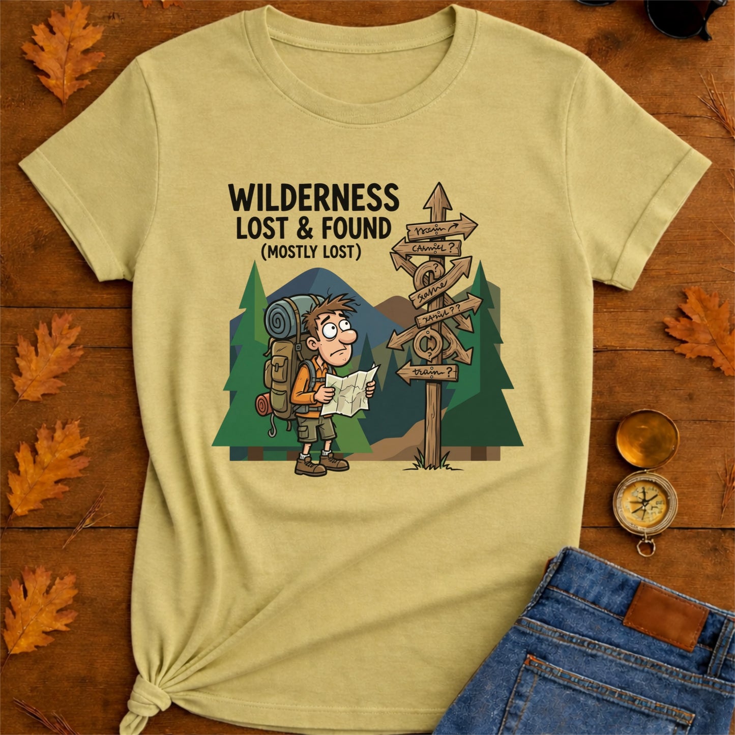 Wilderness lost and found T-Shirt — Outdoor Hiking