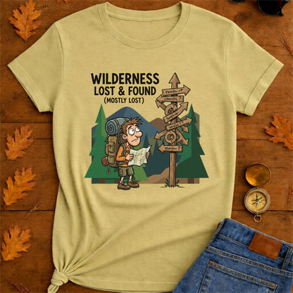 Wilderness lost and found T-Shirt — Outdoor Hiking