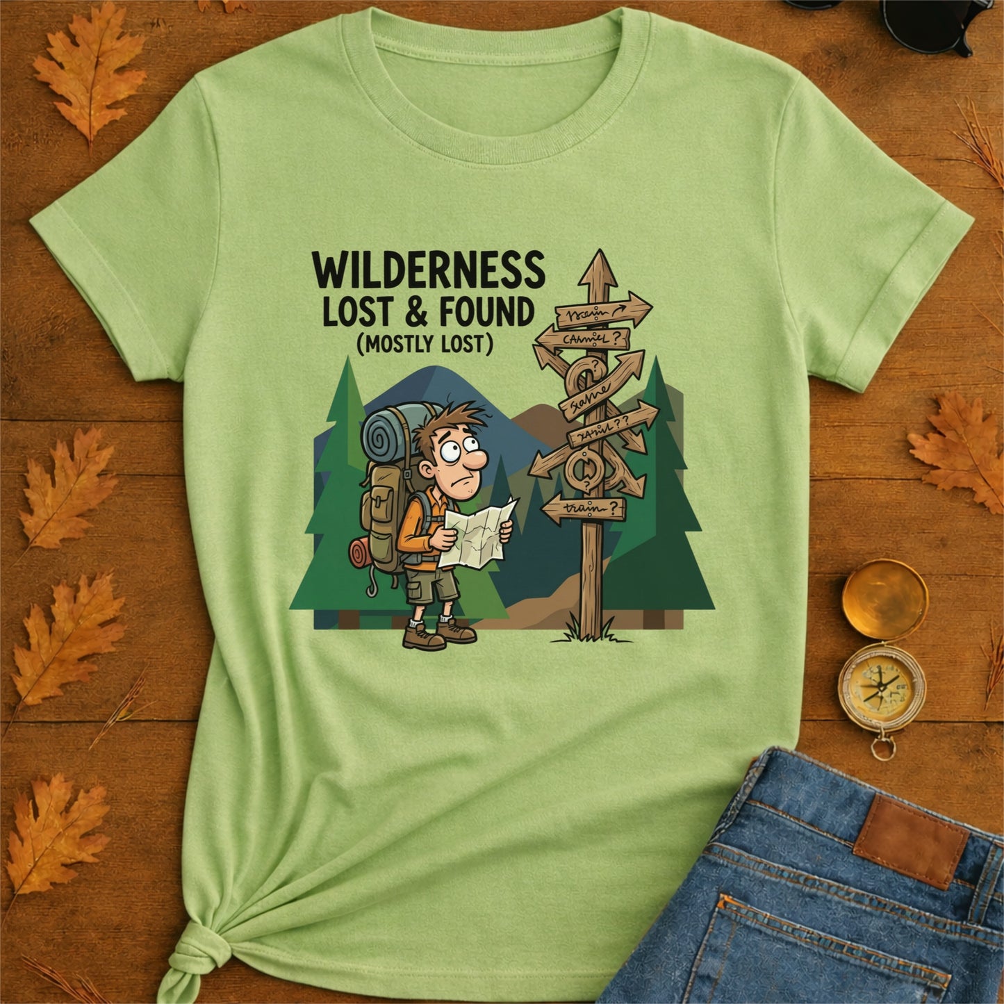 Wilderness lost and found T-Shirt — Outdoor Hiking