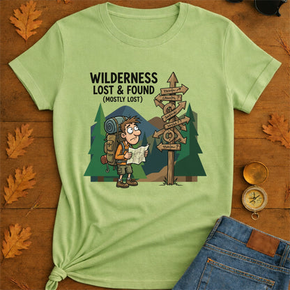 Wilderness lost and found T-Shirt — Outdoor Hiking