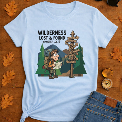 Wilderness lost and found T-Shirt — Outdoor Hiking