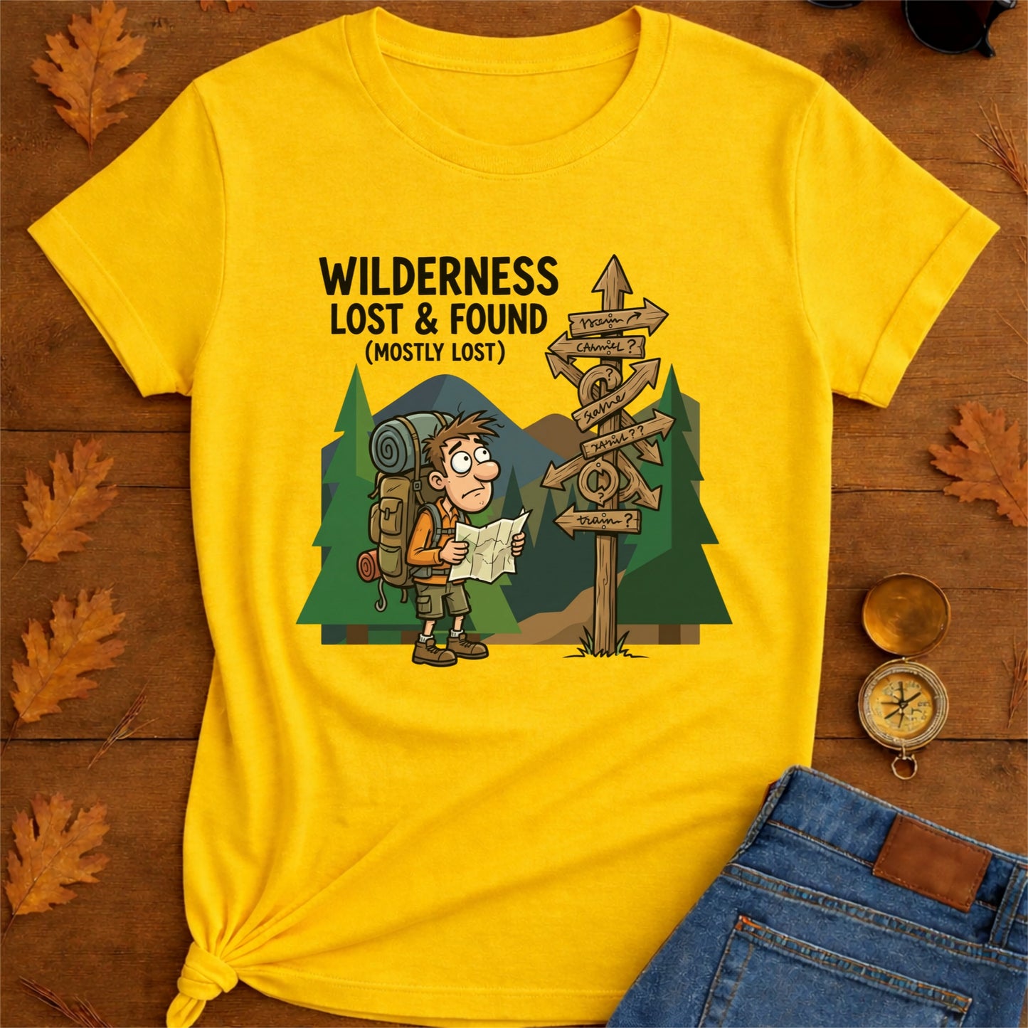 Wilderness lost and found T-Shirt — Outdoor Hiking