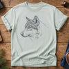 Wolf Wilderness Tee – wolf wilderness graphic on Bay Comfort Colors t-shirt