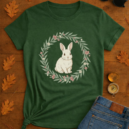 bunny floral  T-Shirt