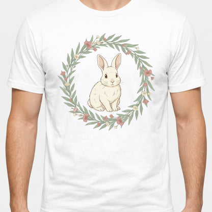 bunny floral  T-Shirt