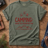 Camping Where the Mosquitoes Win Tee – styled outdoor lifestyle photo