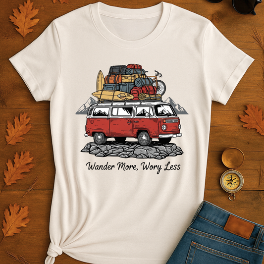 Wander More Camping Van T-Shirt