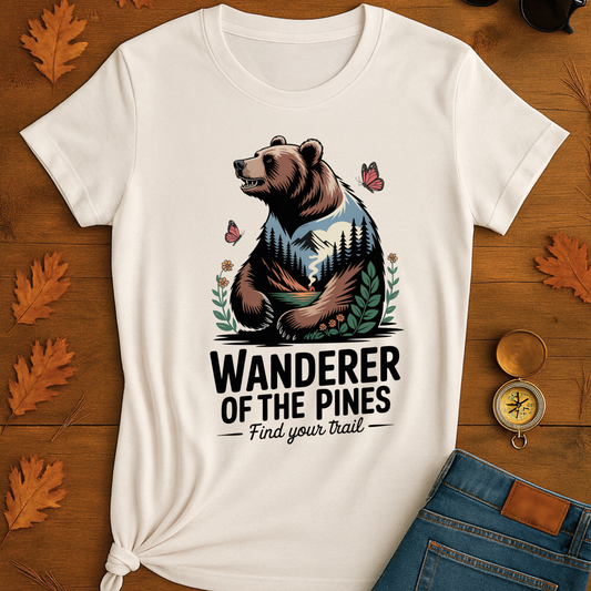 Bear Wanderer of the Pines T-Shirt